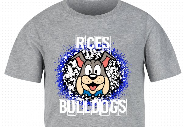 RCES Bulldogs "Champ" Paint Splatter Tee 6