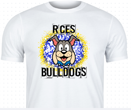 RCES Bulldogs "Champ" Paint Splatter Tee