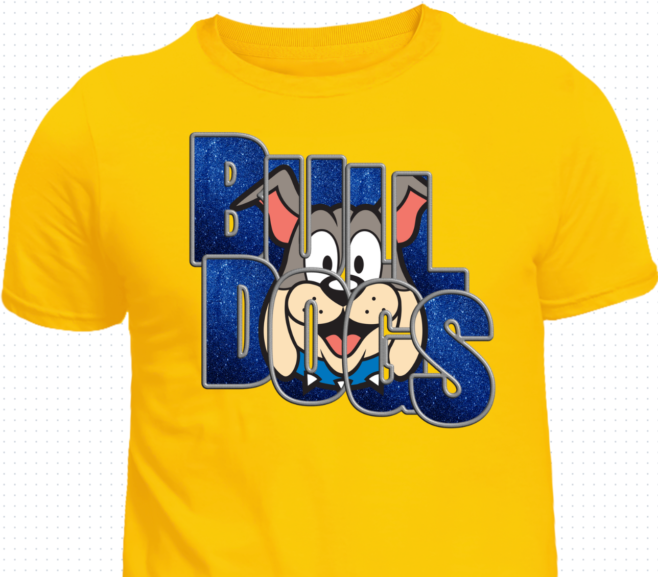 BULLDOG STACKED TSHIRT