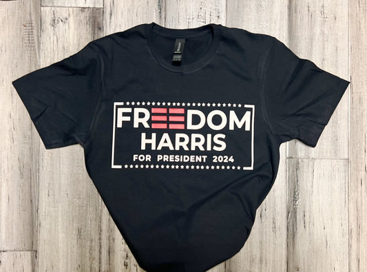 HARRIS "FREEDOM BLK T SHIRT