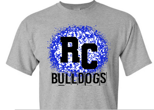RC Paint Splatter Bulldogs Tee (BLK)