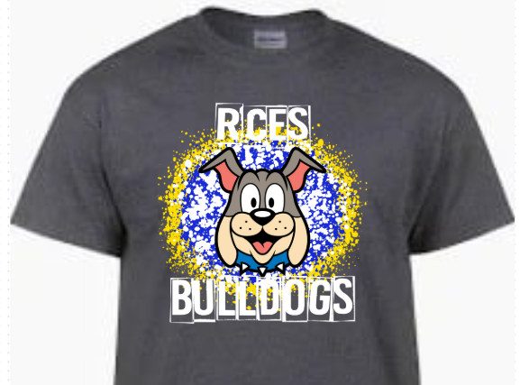 RCES Bulldogs "Champ" Paint Splatter Tee 4