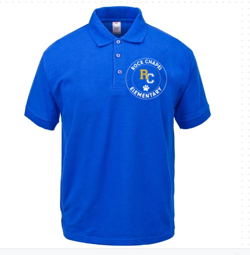 Royal Blue RC Polo Rock Chapel Elementary